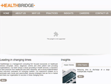 Tablet Screenshot of health-bridge.in